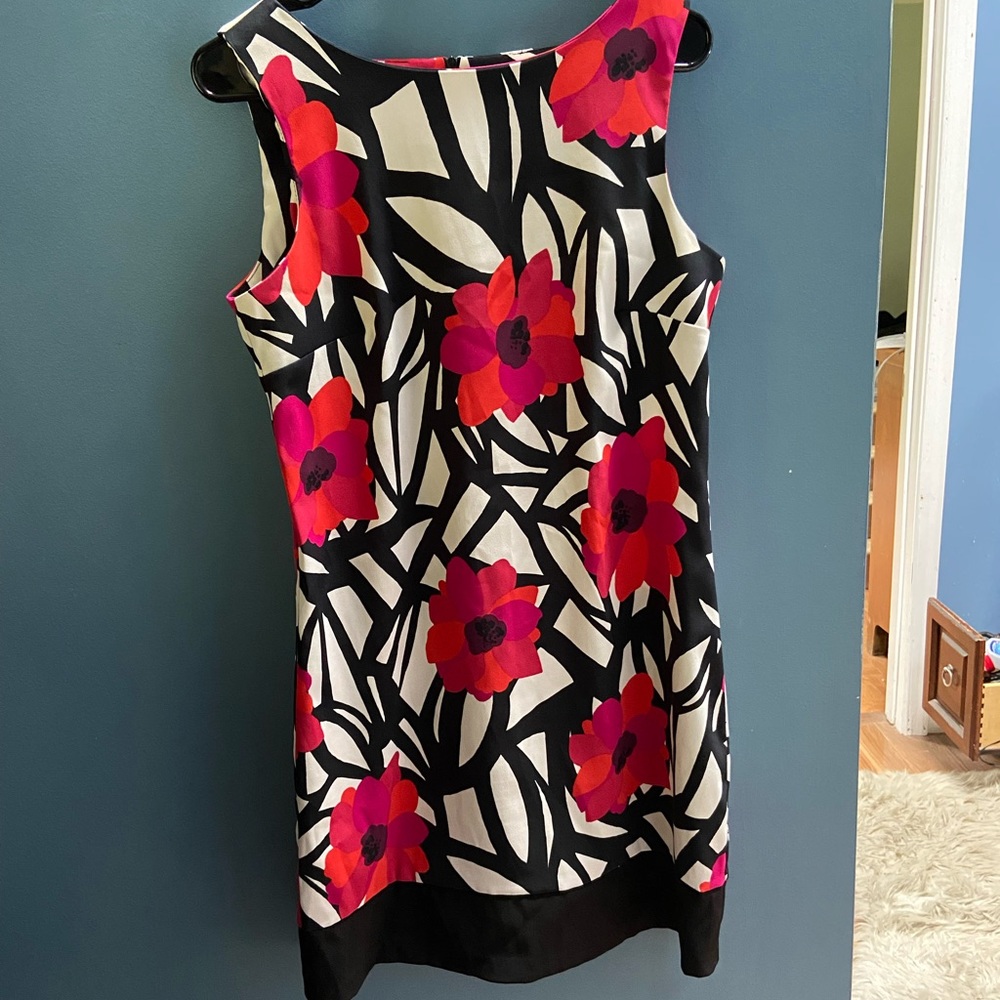 Alyx Black Print Sheath Dress Size 10